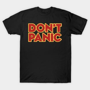 Hitchhiker Galaxy Don't Panic T-Shirt